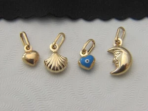 echte 14k Gold Anhänger Charms - Bild 1 von 10