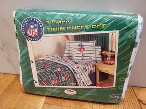 Vintage Brand New NFL Bibb 1996 League Team 3 Piece Twin Sheet Set Dreamstyles - Picture 1 of 5