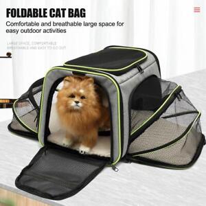 Pet Supplies Out Backpack Expandable Bag Large Capacity Breathable Portable S R8