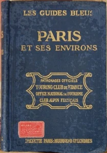 Paris et ses environs - Les Guides Bleus - Paris, 1921 - Picture 1 of 1