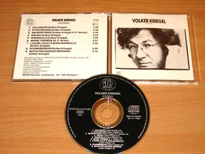 Volker Kriegel CD - Journal / 1988 GERMAN PRESS in MINT - Picture 1 of 1