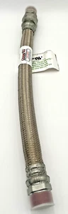 1-1/4" x 24" ChamFlex Schlauch schwenkbar MNPT x fest MNPT - 400 PSI WP - Stahlgeflecht - Bild 1 von 7
