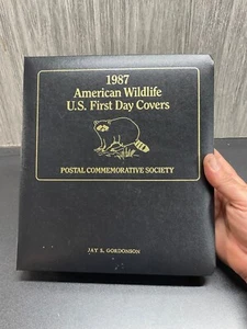 American Wildlife 1987 U.S. First Day Covers libro 50 páginas ver fotos - Imagen 1 de 14