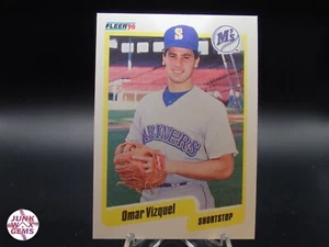 1990 Fleer #528 Omar Vizquel RC NM - Picture 1 of 2