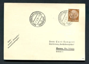 German Reich WW II : Nice card from 1936 with special cancel - Bad Doberan used - Bild 1 von 1