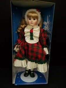 Muñeca Porcelana “Winter Wonderland Edition” 1992, Nueva en Caja Original y Soporte - Imagen 1 de 12
