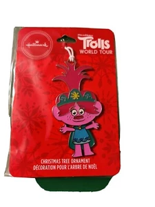 NEW Hallmark 2020 TROLLS World Tour POPPY ORNAMENT METAL - Picture 1 of 3