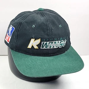 Vintage IHL Kalamazoo Hockey Mütze Michigan K-Wings Snapback 90er Blockhead - Bild 1 von 4