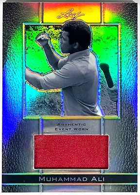 2011 Leaf Metal Silver Muhammad Ali Authentic Event Worn Relic #EWM-32 /70 - Image 1 of 2