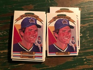 FLOYD BANNISTER - 1982 DONRUSS DIAMOND KINGS - LOT OF  ( 150 ) CARDS 