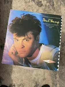 Paul Young 12” Vinyl Record Wherever I Leave My Hat 1980’s Untested - Picture 1 of 3