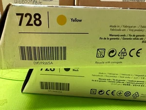 Cartucho de tinta Amarillo DesignJet HP 728 130 ml, F9J65A (2019-2020) - Imagen 1 de 2