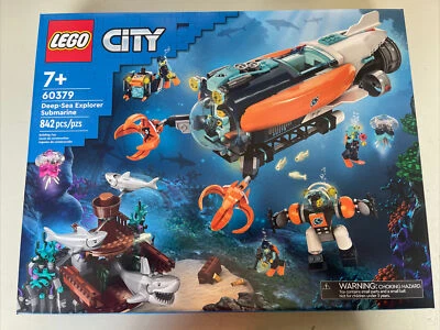 DMG BOX Lego City 60379 Deep-Sea Explorer Submarine 842 Pcs - IN HAND FREE SHIP - Image 1 of 4