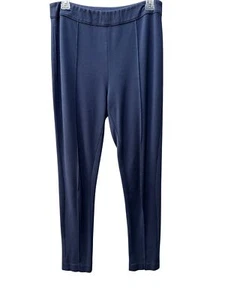 Soft Surroundings Women's Elastic Navy Skinny Stretch Pull-on Pants Size TS - Picture 1 of 5