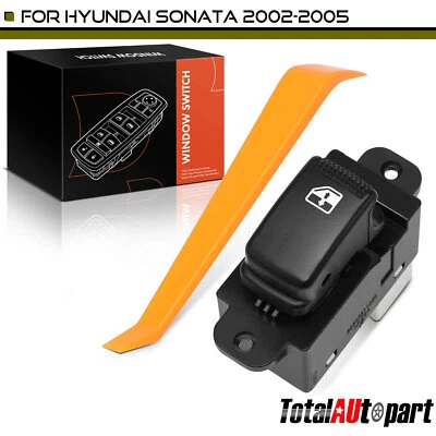 Nuevo interruptor de ventana eléctrica para Hyundai Sonata 2002 2003 2004 2005 lado del conductor trasero Foto 1 de 4