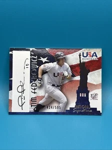 Tim Federowicz 2007 USA Baseball National Signature Black Ink Auto A-12 434/595 - Picture 1 of 2