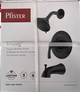Pfister Masey Tuscan Bronze 1-handle Bathtub and Shower Faucet w/ Valve - Picture 1 of 2