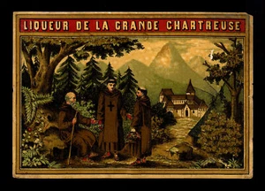 etichetta originale liqueur DE LA GRANDE CHARTREUSE - Picture 1 of 1