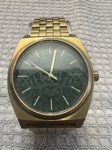 Nixon Time Teller, rare, Brass And Palm Textured Dial - Picture 1 of 6