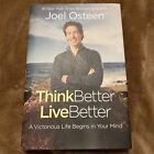 Joel Osteen SIGNED Think Better Live Better Victorious Life 2016 1st Ed. w/GOA