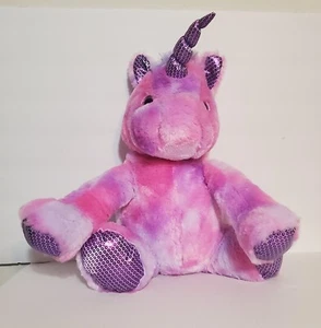 Peluche Kellytoy Unicornio Rosa Púrpura 17" Tinte Sentado - Imagen 1 de 6