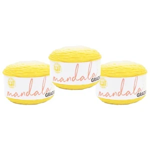 (3 Pack) Lion Brand Yarn 558-207BV Mandala Gradient Yarn, Yellow - Picture 1 of 5