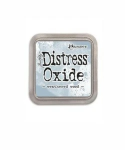 Almohadilla de tinta de óxido de socorro Tim Holtz de madera desgastada 3x3 de Ranger - Imagen 1 de 1