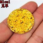 Flat Back Button 10pcs 30mm Round Resin Rhinestones Crystal Clothes Crafts Bead