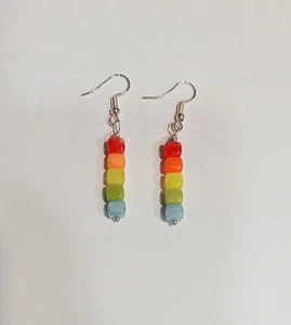 Orecchini Arcobaleno In Pietre - Foto 1 di 1
