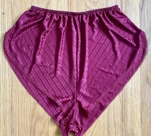 Vintage 70s Sheer Striped Tap Panties *Size 7* WARNER'S High Cut Underwear - Picture 1 of 3
