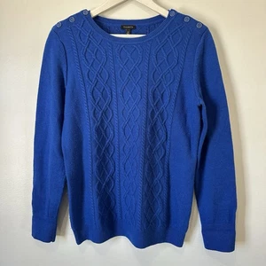 Talbot Wollmischung Pullover Pulli Freizeit blau weich Damen Größe M - Bild 1 von 6