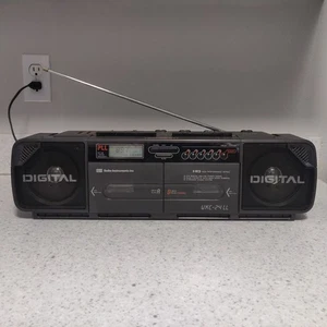 Seiko Instruments SII WKC-24LL Portable Boombox Stereo Dual Cassette Tape Player - Picture 1 of 16