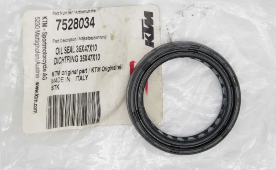 Sello de aceite OEM 35X47X10 7528034 KTM 65-SX 2002-2011 Foto 1 de 1