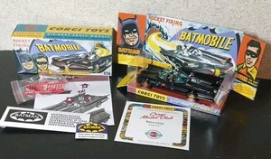 Corgi Toys - CLUB EXCLUSIVE - No 267 - Gloss Black Batmobile Reissue With COA - Picture 1 of 7