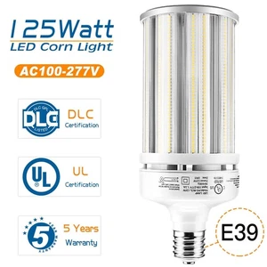125W LED Corn Bulb Light Replace 450W Metal Halide Warehouse High Bay Light DLC - Picture 1 of 10