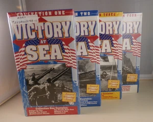 Victory At Sea Collection 1, 2, 3 & 4 - VHS Video Set (4) New- Sealed - Imagen 1 de 5