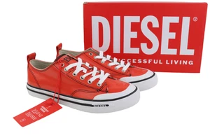 Zapatillas bajas DIESEL S-Athos para hombre EU42 encaje recubierto rojo medio PVP160 I - Imagen 1 de 15