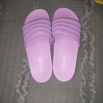 Adidas Mujer Púrpura Talla 9 Slides Foto 1 de 4