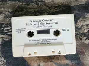 Sadie And The Snowman By Allen Morgan Scholastic Cassette Tape - Picture 1 of 3