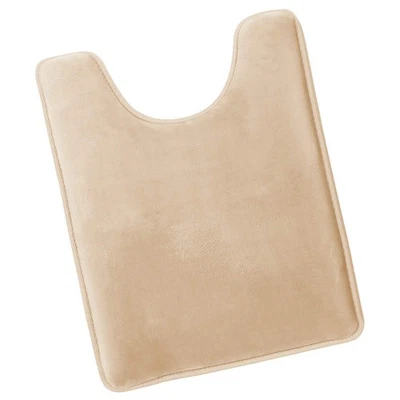 Bathroom Contour Rug, Ultra Soft Non Slip and Cozy, Velvet Memory Foam Toilet... - Image 1 of 4