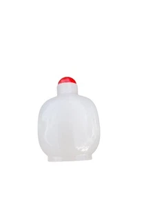 Vintage Milk Glass Miniature Snuff Bottle - Picture 1 of 7