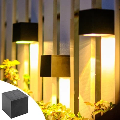 Solar Wall Light Down Illuminate Outdoor Sunlight Lamp Warm Light +RGB for Porch - Image 1 of 4