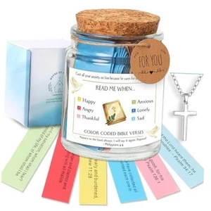 Upgrade Bible Verse Jar, Read Me When Bible Verses Jar for Emotions and - Picture 1 of 8
