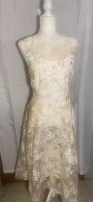 New With Tags!! Adrianna Papell Fit And Flare MIDI Dress Women’s Size 16 - Image 1 of 4