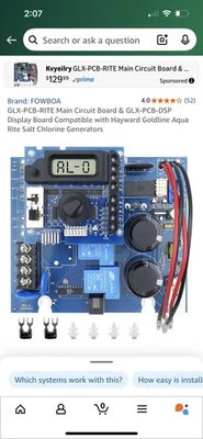 Placa de circuito principal GLX-PCB-RITE y placa de visualización GLX-PCB-DSP solamente Foto 1 de 2