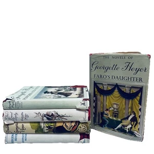 Georgette Heyer 5 x book Hardback books 1950s 1960s Australian + UK editions - Picture 1 of 21
