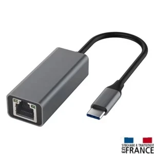 PH26 Ⓡ Adaptateur USB Type-C vers Ethernet RJ45 100Mbps - Photo 1 sur 4