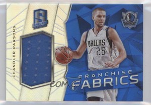 2015-16 Panini Spectra Franchise Fabrics Silver Prizm /49 Chandler Parsons #11