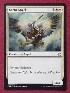 Magic The Gathering ETERNAL MASTERS SERRA ANGEL white card MTG - Picture 1 of 2