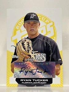 2005 Topps Rookie Cup Ryan Tucker RC Auto Florida Marlins/199 - Picture 1 of 2